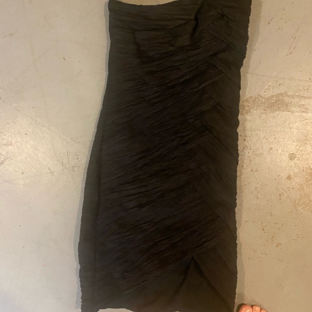Black cocktail one shoulder